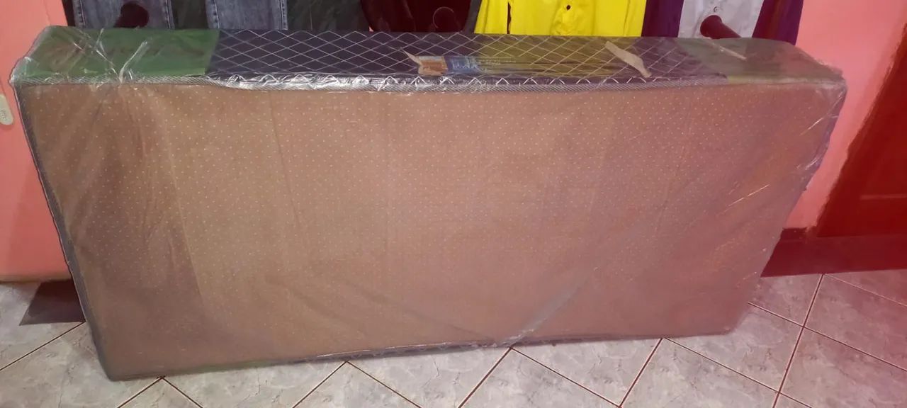 Armação box para colchão de solteiro na embalagem...zap 11- * - Foto 4