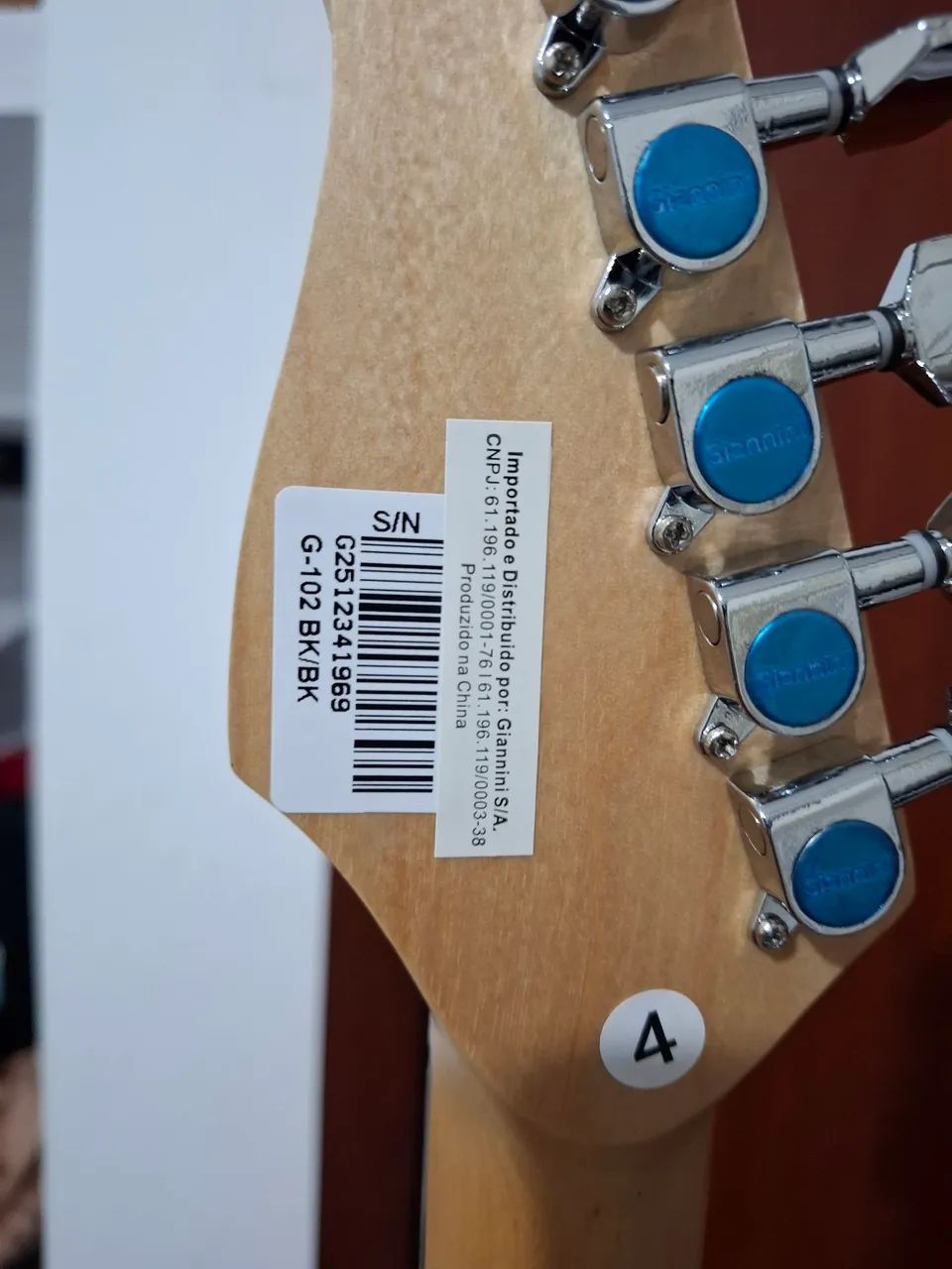 Guitarra elétrica Giannini + amplificador Meteoro Vulcano  - Foto 6