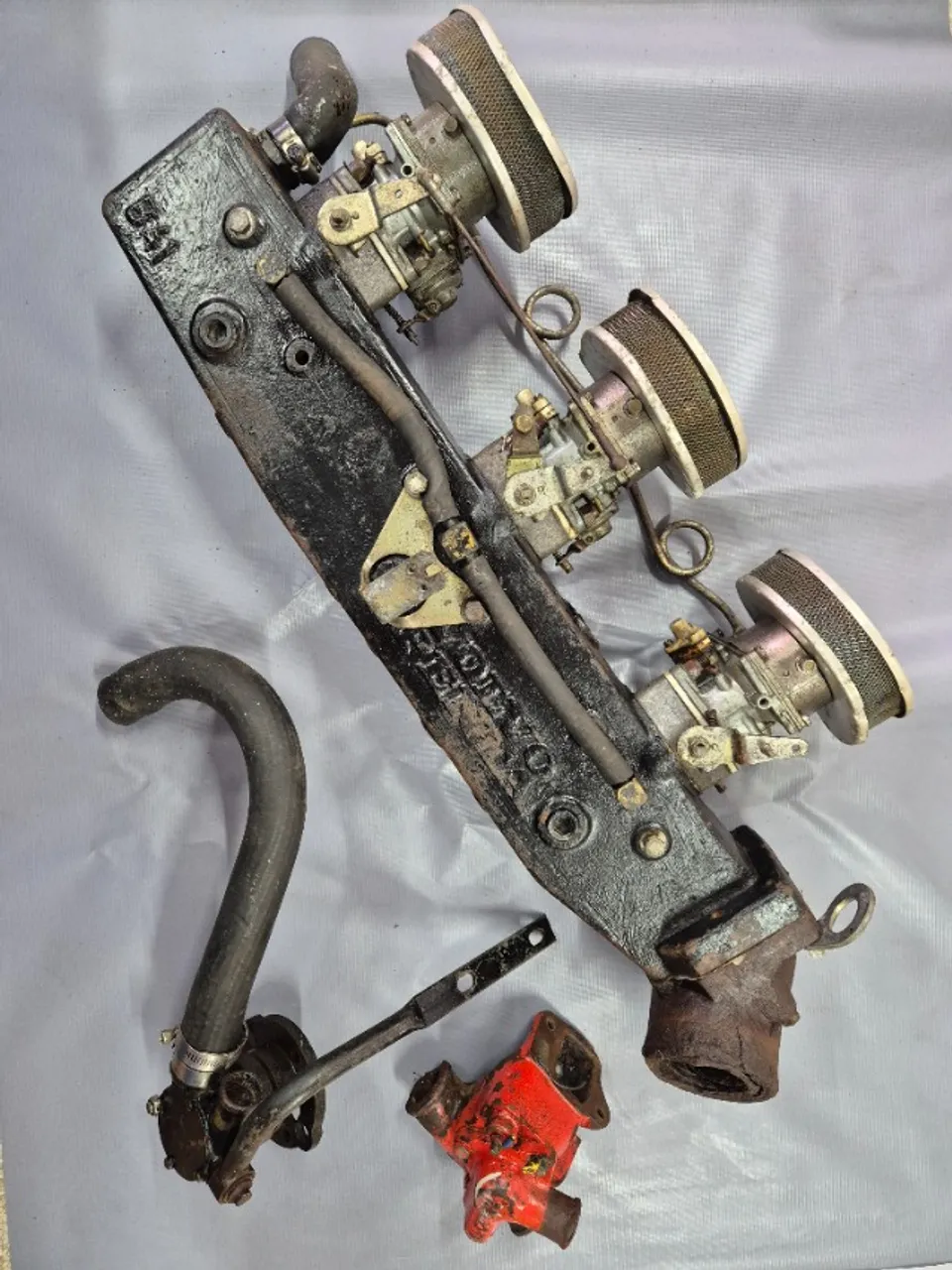 Mufla Volvo Penta motor B41 Opala 6 cilindros
