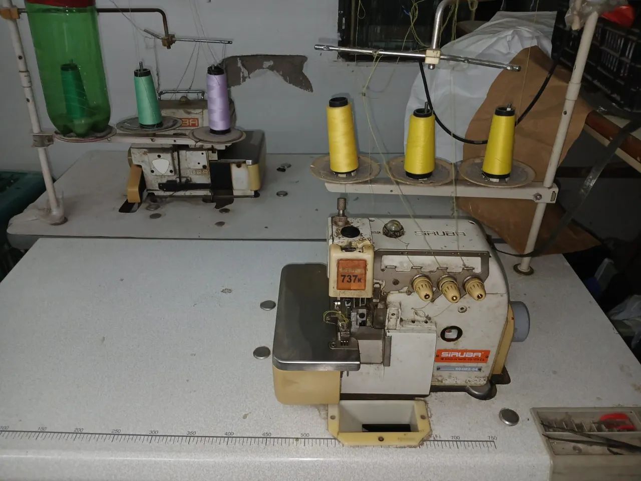 Máquina de Costura Industrial Overlock Siruba 737K - Foto 4