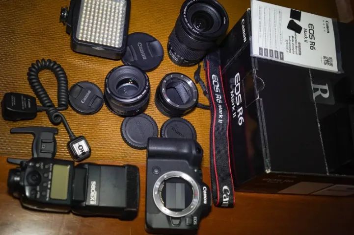 Câmera Canon Eos R6 Mark II mirrorless kit funcionando perfeitamente - Foto 2