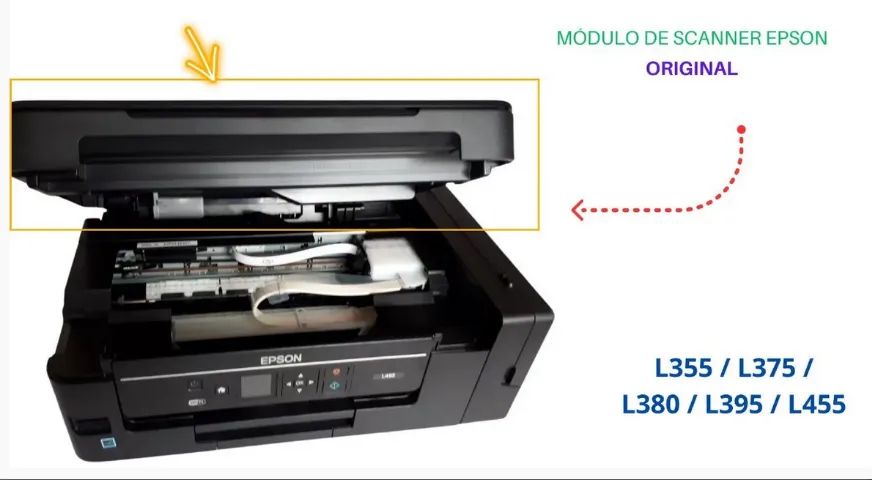 MODULO SCANNER EPSON L355 L365 L375 L395 L396 - COMPLETO - Foto 2