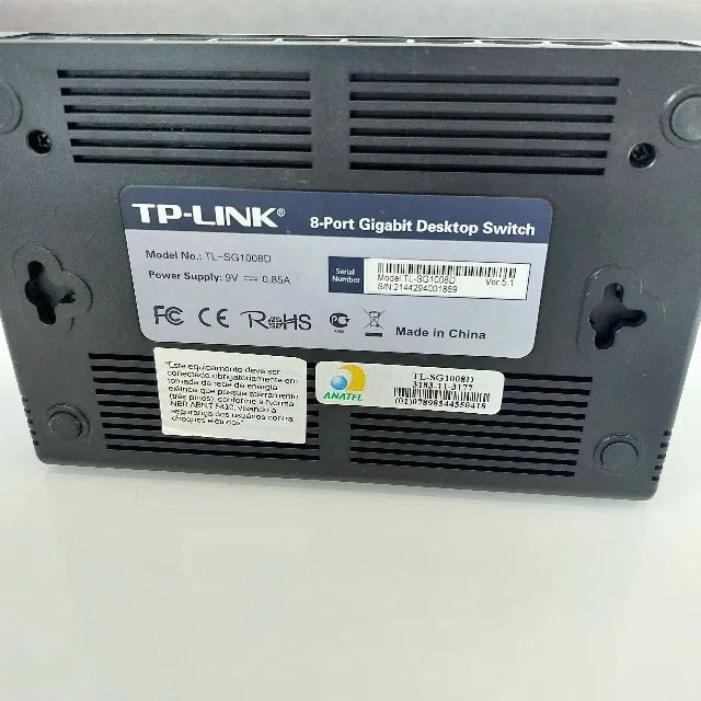 Switch de Rede 8 portas TP link Ótimo Estado - Foto 3