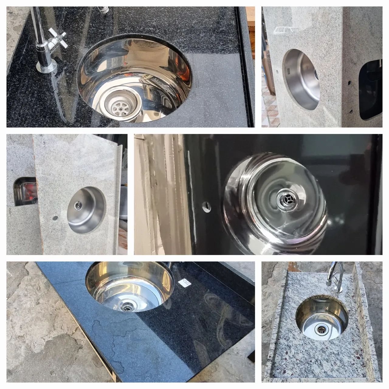 Pias gourmet em Aço Inox - Novas