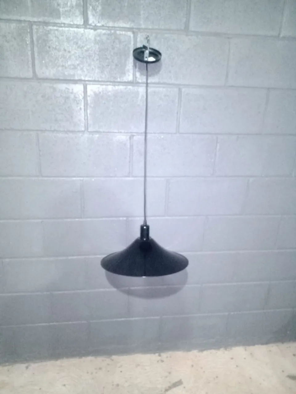 Luminária Pendente Preto Clássica