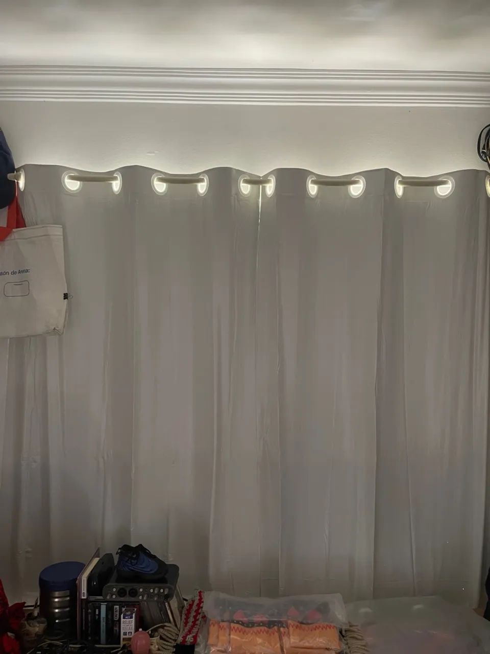 Cortinas brancas para sala - Foto 3