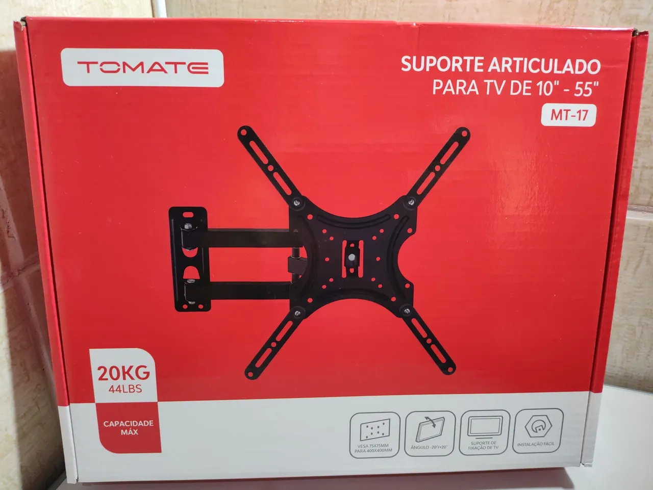 Suporte Articulado para TV de 10" a 55" Polegadas.