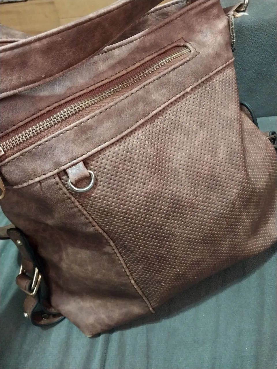 Bolsa de couro Marrom  - Foto 2