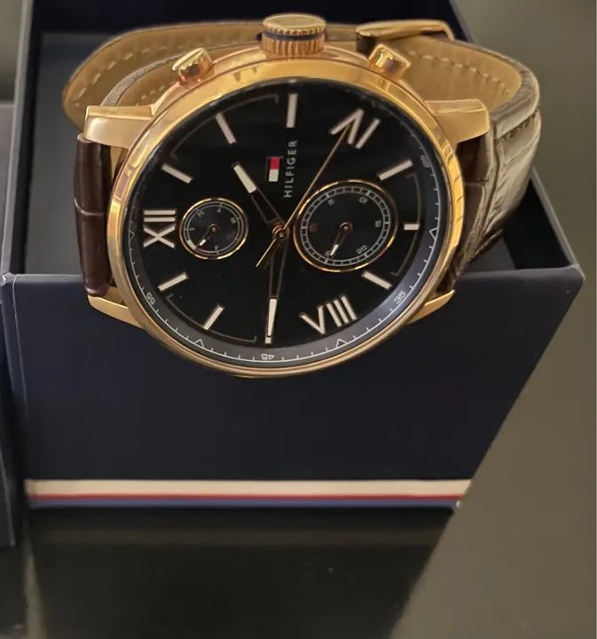 Relógio de pulso analógico cronografico tommy Hilfiger original  - Foto 3