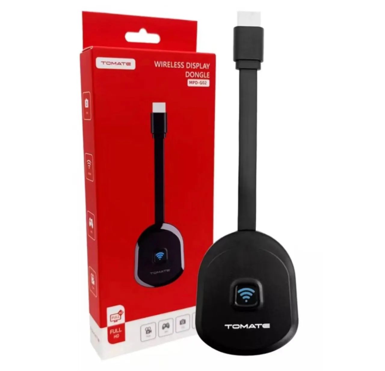 Chromecast Dongle Wireless Display Full HD - Transmita sua tela para TV
