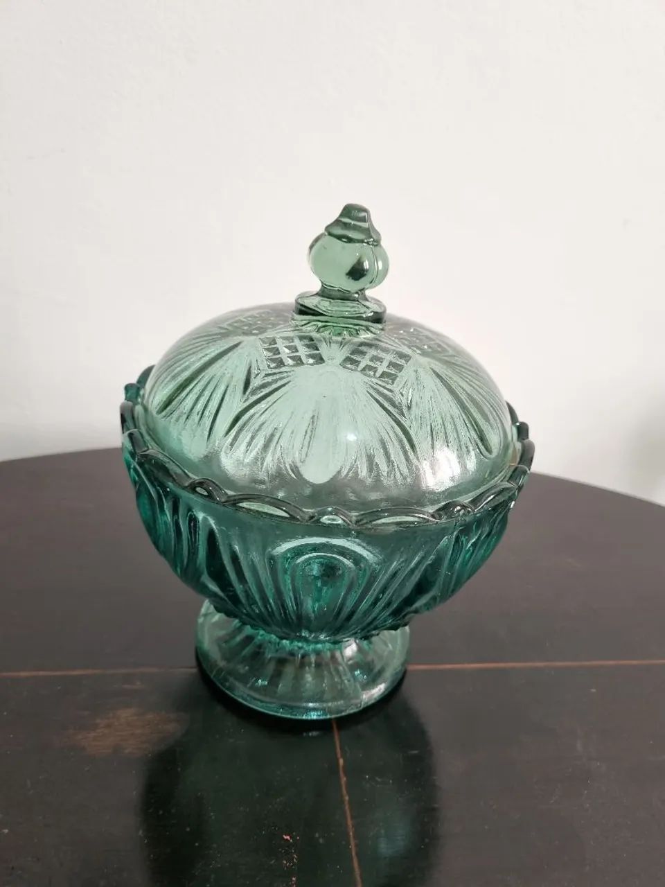 Compoteira verde modelo Gota