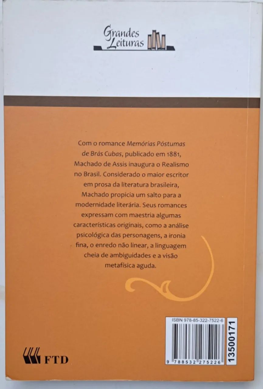 Memórias Póstumas de Brás Cubas - Ed. FTD - Foto 3