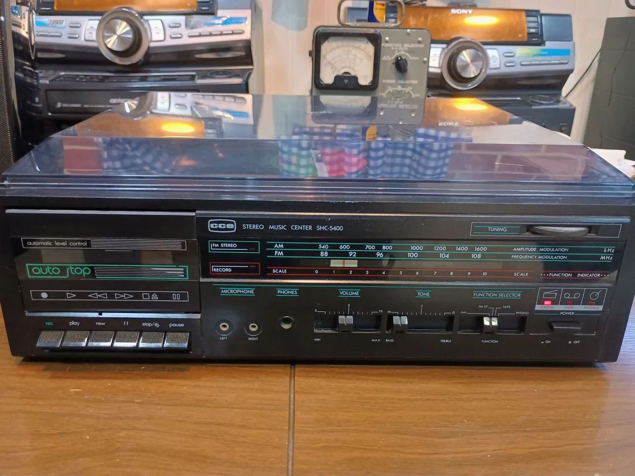 Som  3x1 CCE SHC-5400 Estéreo - Rádios, toca disco, Tape Deck leia a descrição