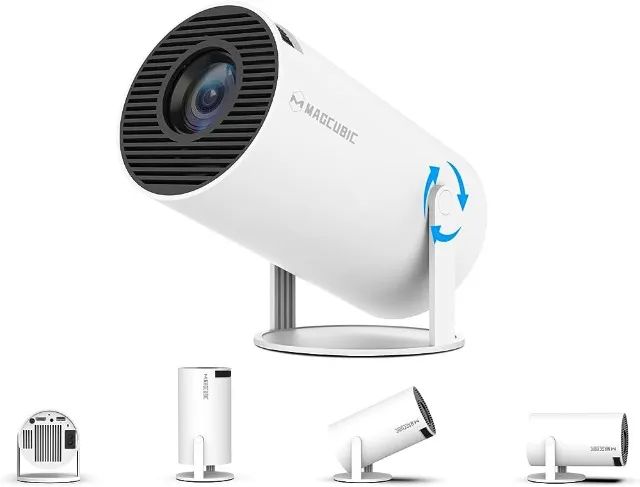 Mini Projetor Hy300 Android 11, WIFI 6, BT5.0, 1280x720P - Entregamos - Foto 5