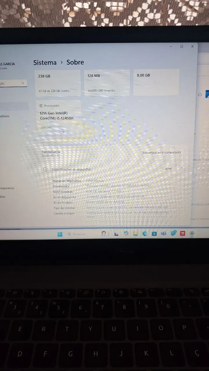 Notebook Acer Aspire 5 - Desempenho e beleza! - Foto 5