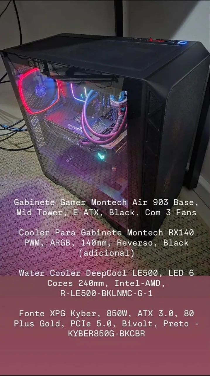 SETUP HIGH-END COMPLETO (PC + 2 MONITORES QHD + PERIFÉRICOS) - Foto 4