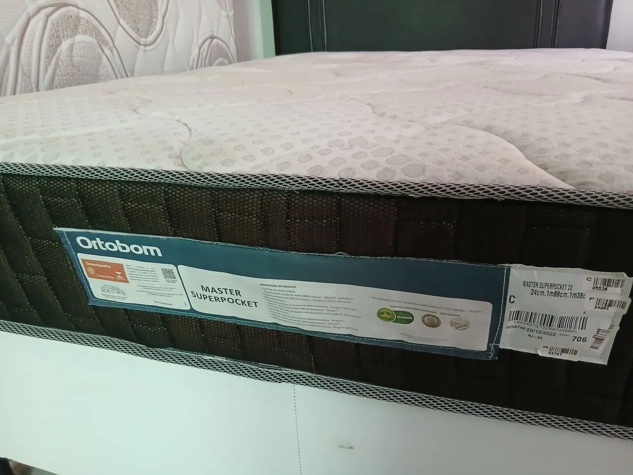 Colchão Ortobom + cama $$ 1,100,00 - Foto 3