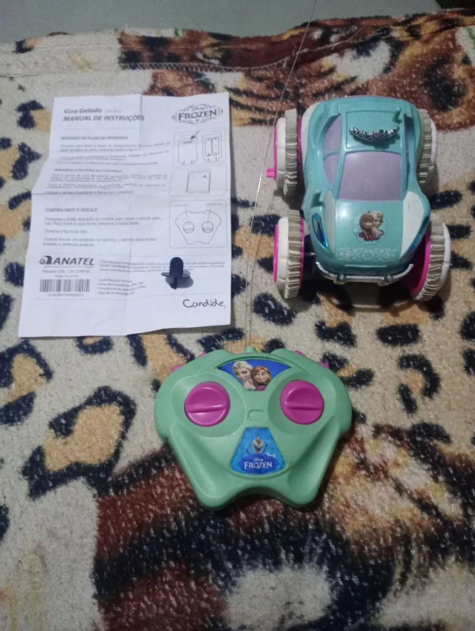 Brinquedo controle carro Disney Frozen Candide 