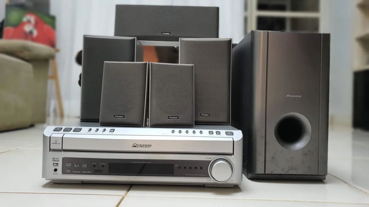 Home Theater Pioneer 5.1 Completo