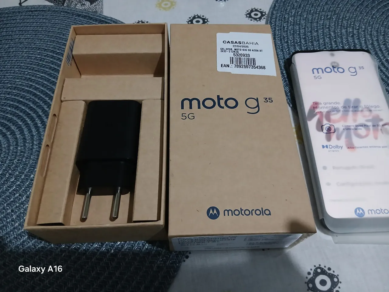 Motorola G35 256GB semi novo com nota fiscal
