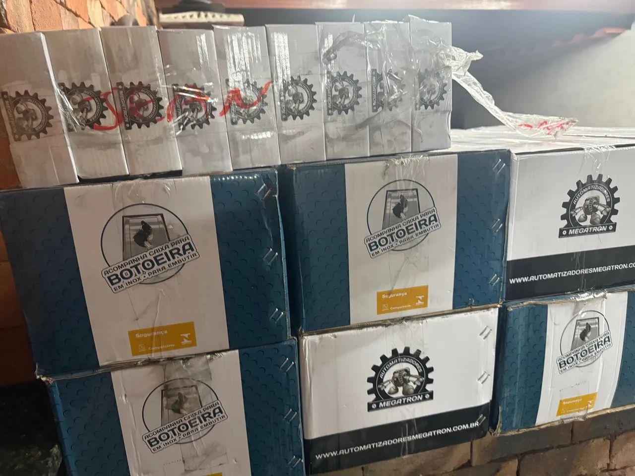 AUTOMATIZADORES MEGATRON ( MOTOR ) PORTA DE AÇO  - Foto 4
