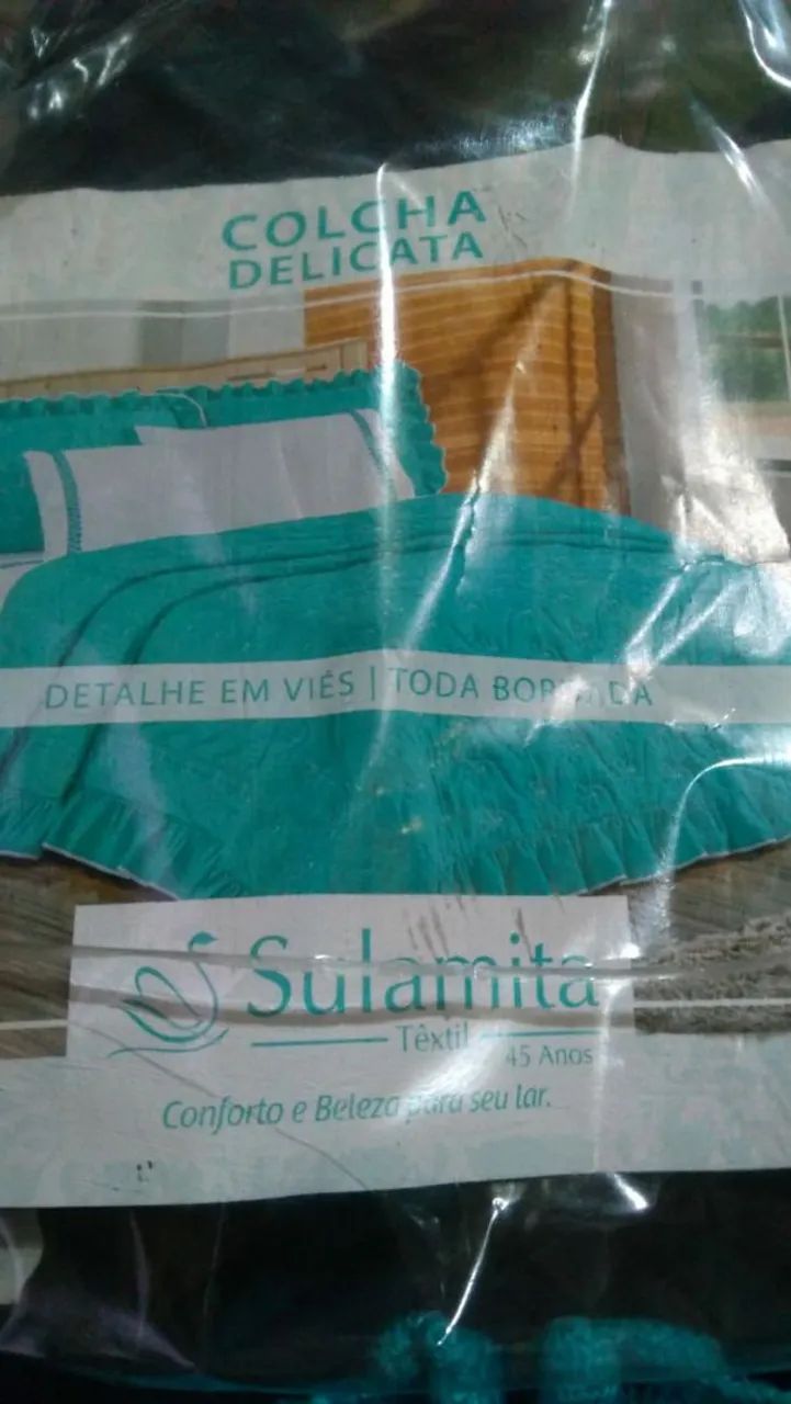 Colcha Casal Queen Sulamita Bordada - Foto 3