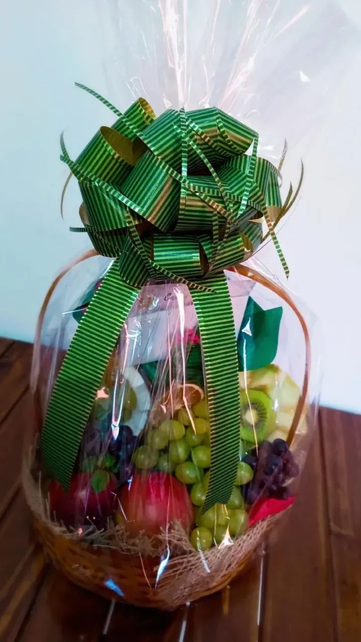 Cestas de café, frutas e guloseimas  - Foto 2