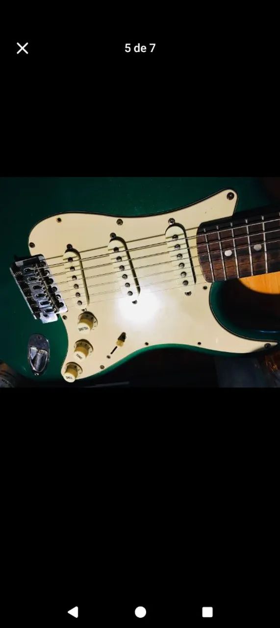 GUITARRA MEMPHIS STRATOCASTER TIMBRE INCRÍVEL  - Foto 6