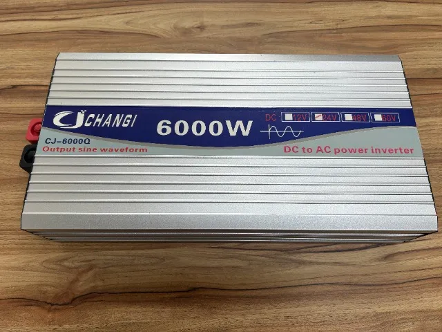 Inversor de tensão 24v DC - 220v AC 6000W