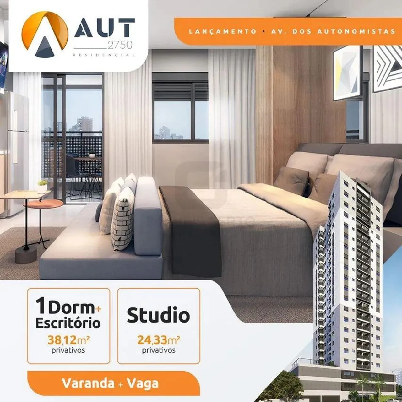 Studio a venda no centro de Osasco