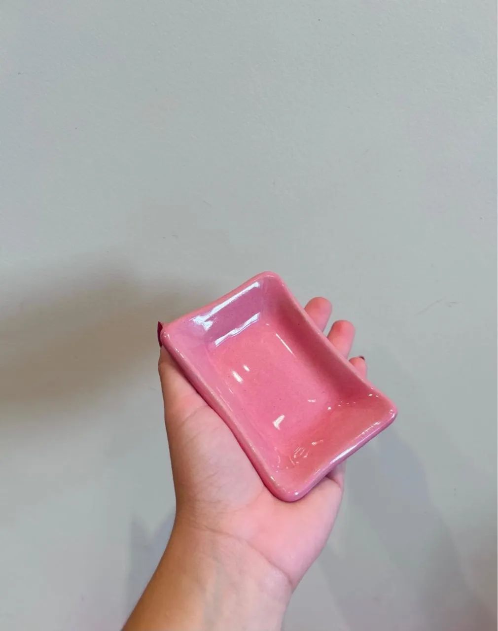 68 CERÂMICA SERVIÇO ROSA PEQUENA 2$ cada