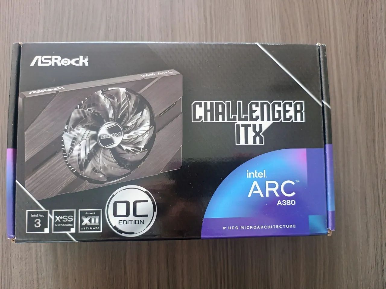 Intel Arc A380 Challenger ITX ASrock nunca usada