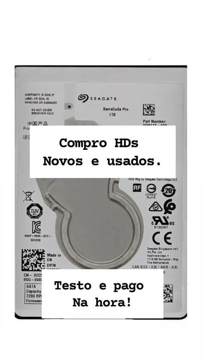 HD Seagate BarraCuda Pro 1TB - Foto 2