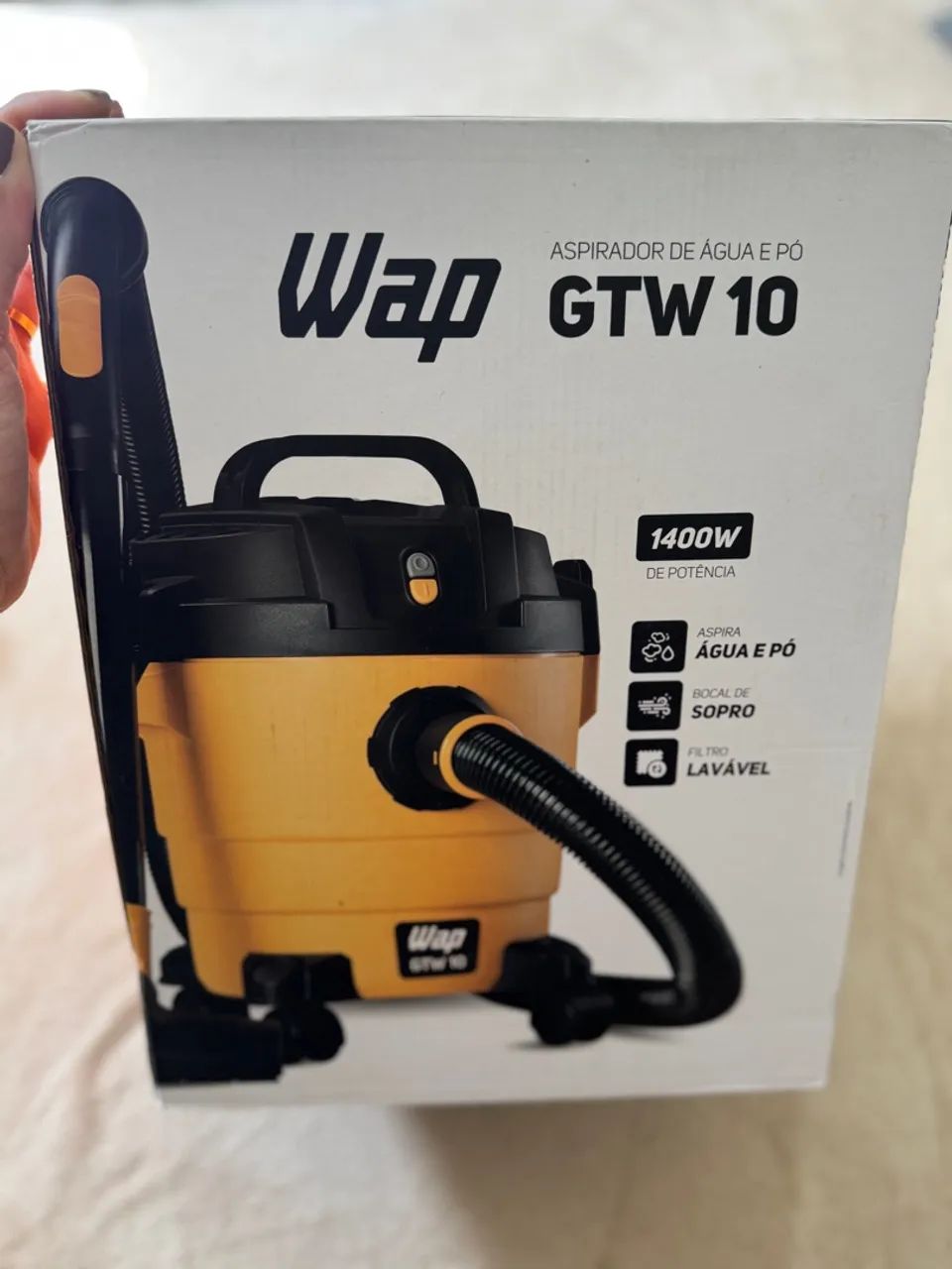 Aspirador de Pó e Água Wap GTW 10 1400W - Foto 2