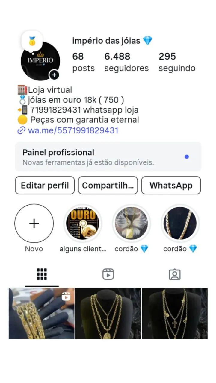 Cordão de ouro com pingente de Jesus - Foto 4