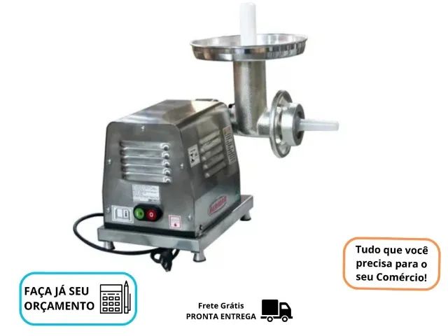 Moedor de Carne Boca 8 Bermar Inox