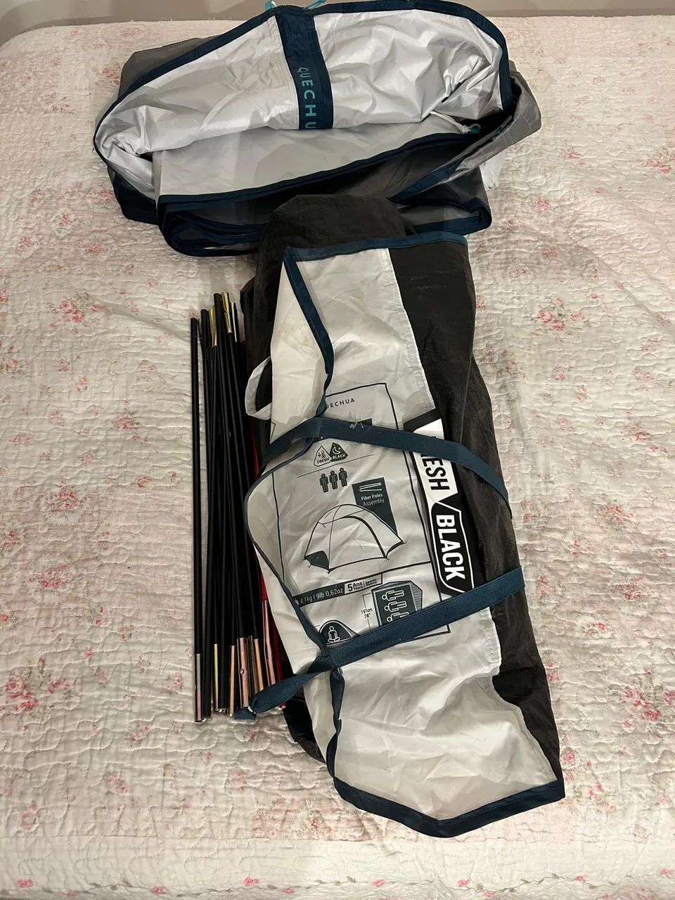 Barraca de Camping Quechua 3 Pessoas Fresh & Black - Foto 4