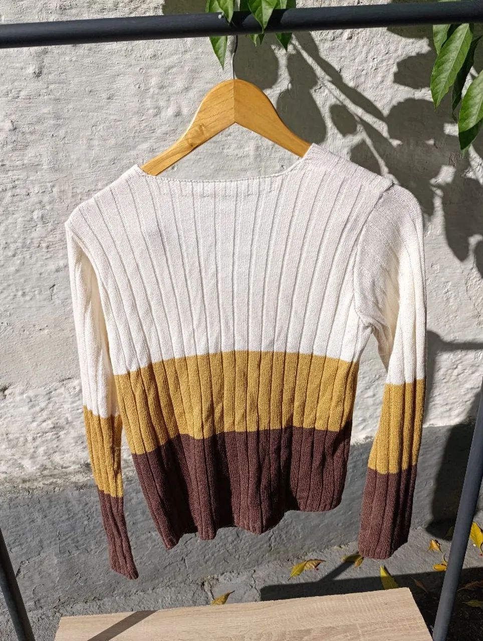 Cardigan Tricot Color Block - Foto 3