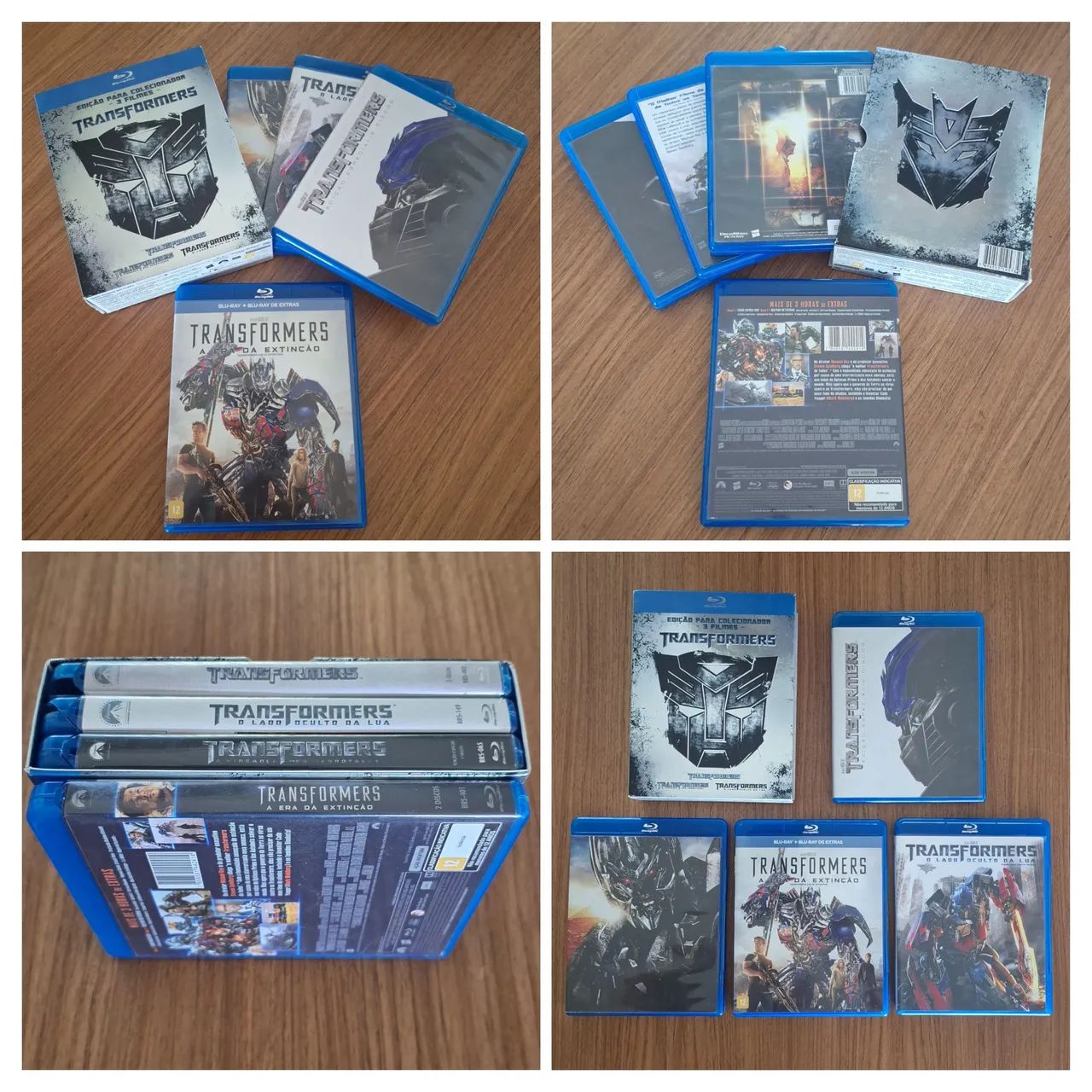 4 Blu-ray Transformers Originais usados em ótimo estado.  - Foto 2