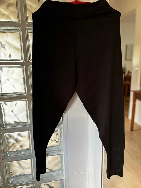 Calça de lã  Feminina Preta TAM M - Foto 5