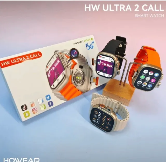smartwatch android 5g hw ultra Prata Titanium