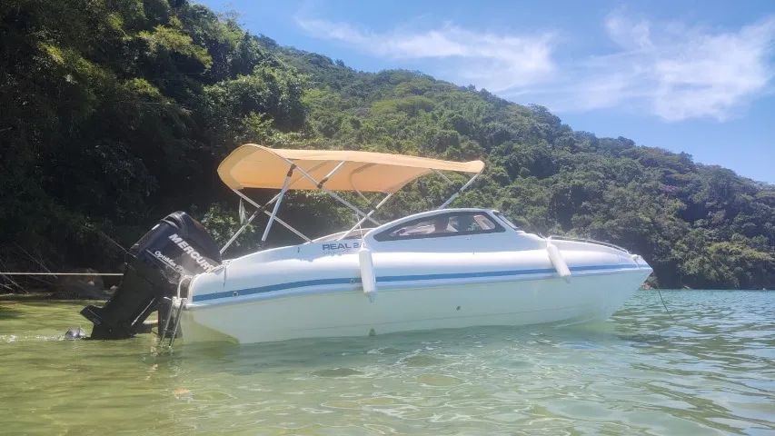 LANCHA REAL 24 2005 MOTOR OPITIMAX 200 HP 2013 - Foto 5