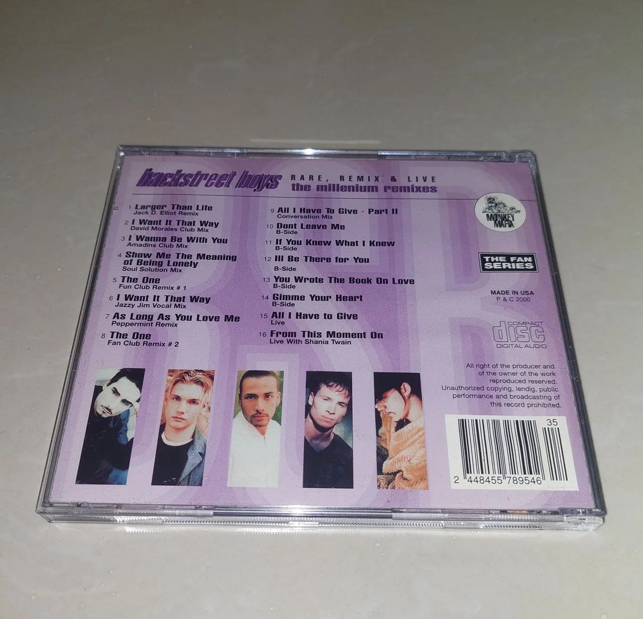 Backstreet Boys - The Millennium Remixes (CD) RARO - Foto 2