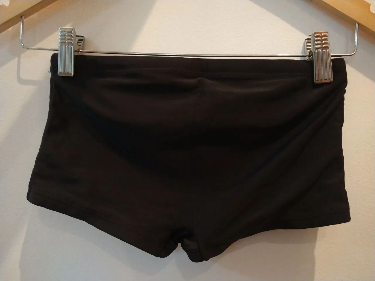 Sunga de Praia Infantil Preto Tam G - Foto 2