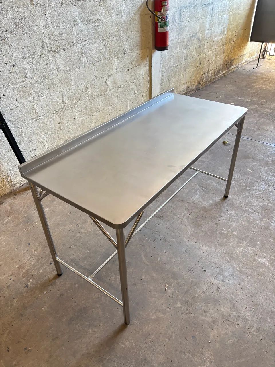 Mesa Inox reforçada industrial  - Foto 3