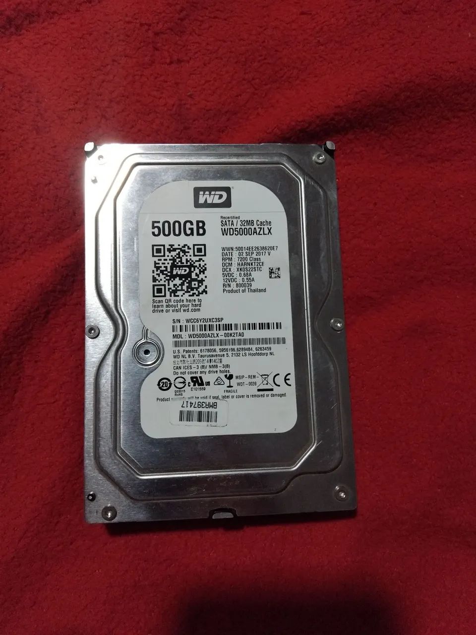 WD 500gb 