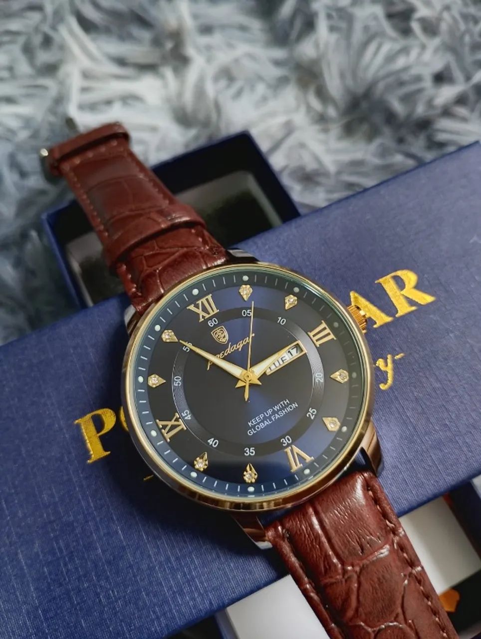 Relógio Masculino Poedagar - Luxo, Resistência e Estilo Militar - Foto 4