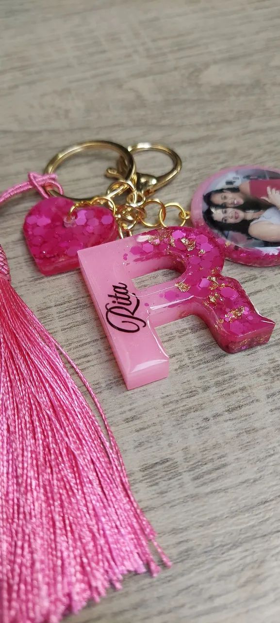 Chaveiro personalizado com foto e nome