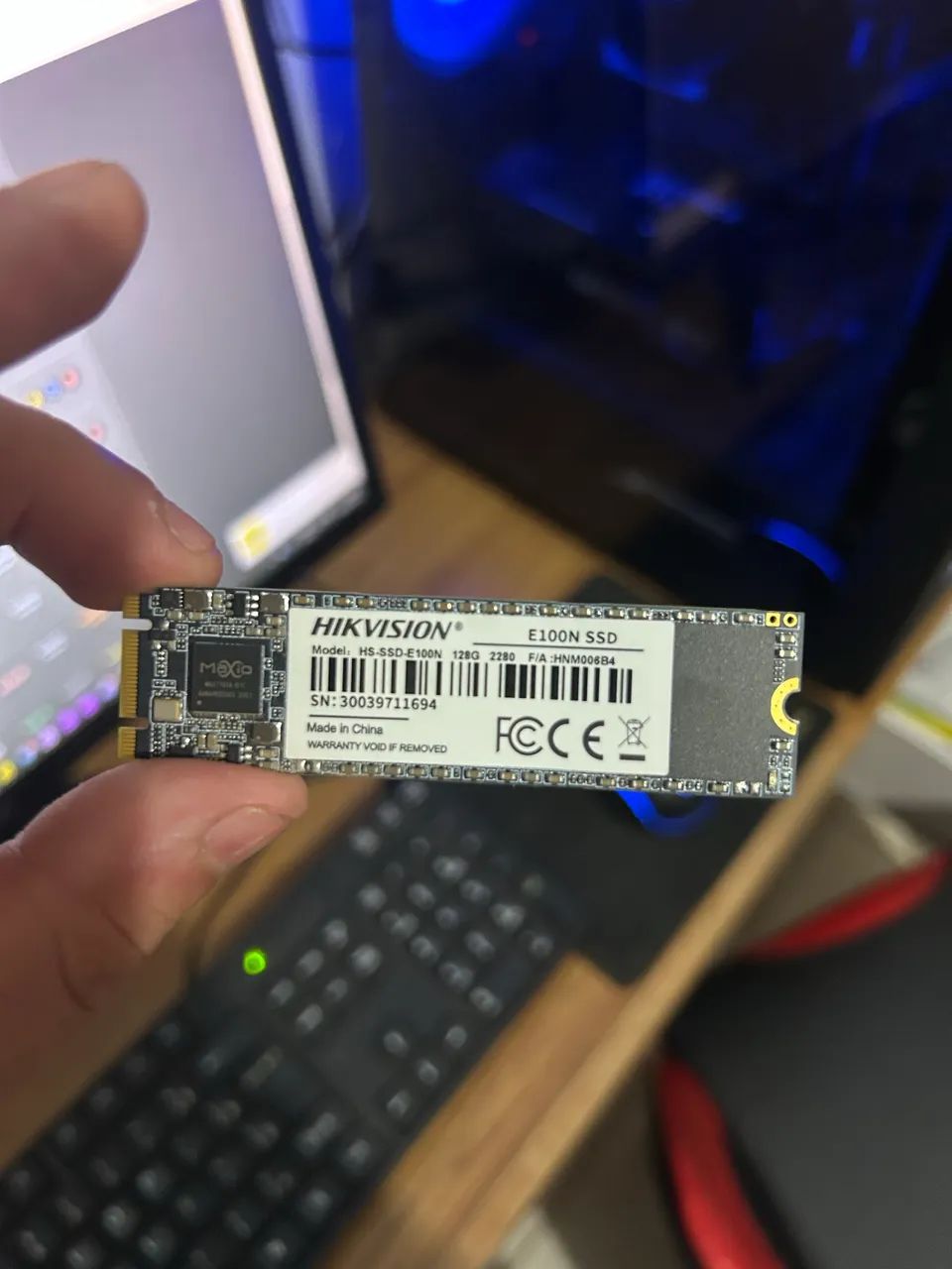 SSD M.2 SATA Hikvision 128gb