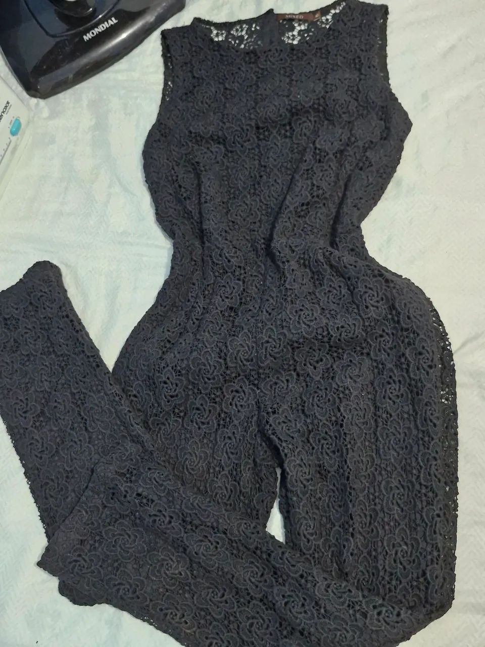 macacão em renda mixed